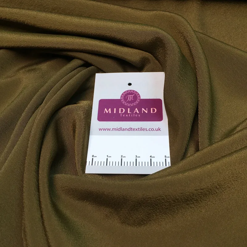 Silky Soft Crepe Plain Fabric - Smooth Drape Quality MR1520