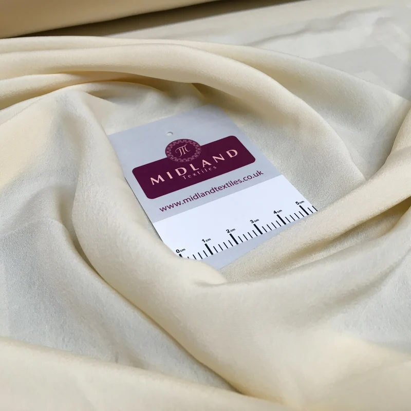 Silky Soft Crepe Plain Fabric - Smooth Drape Quality MR1520