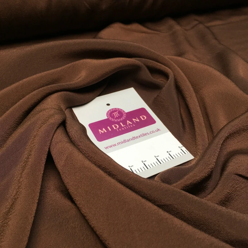 Silky Soft Crepe Plain Fabric - Smooth Drape Quality MR1520