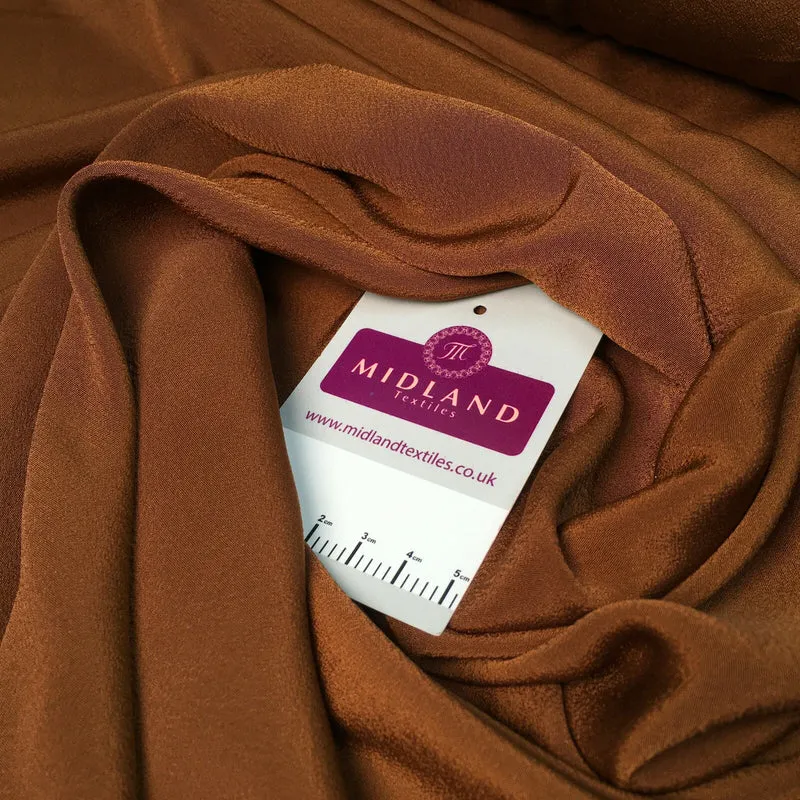 Silky Soft Crepe Plain Fabric - Smooth Drape Quality MR1520