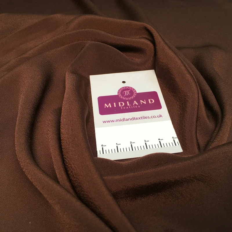 Silky Soft Crepe Plain Fabric - Smooth Drape Quality MR1520
