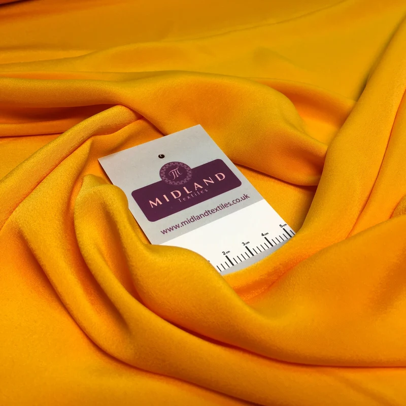 Silky Soft Crepe Plain Fabric - Smooth Drape Quality MR1520