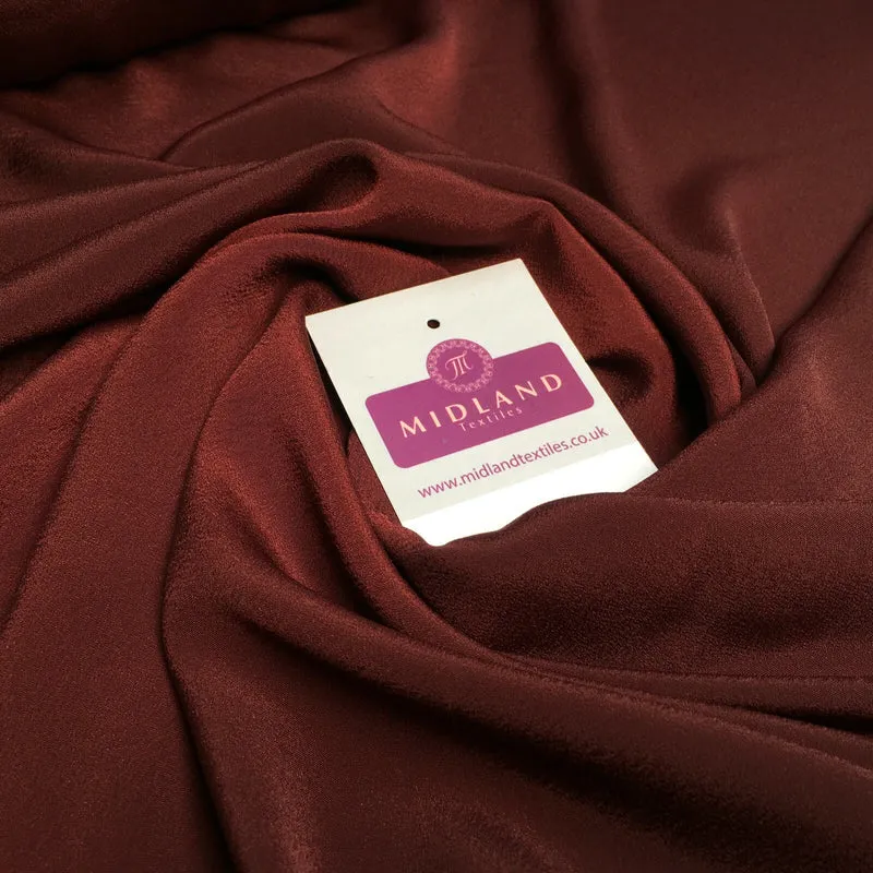 Silky Soft Crepe Plain Fabric - Smooth Drape Quality MR1520