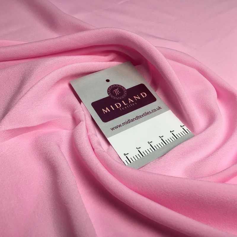 Silky Soft Crepe Plain Fabric - Smooth Drape Quality MR1520