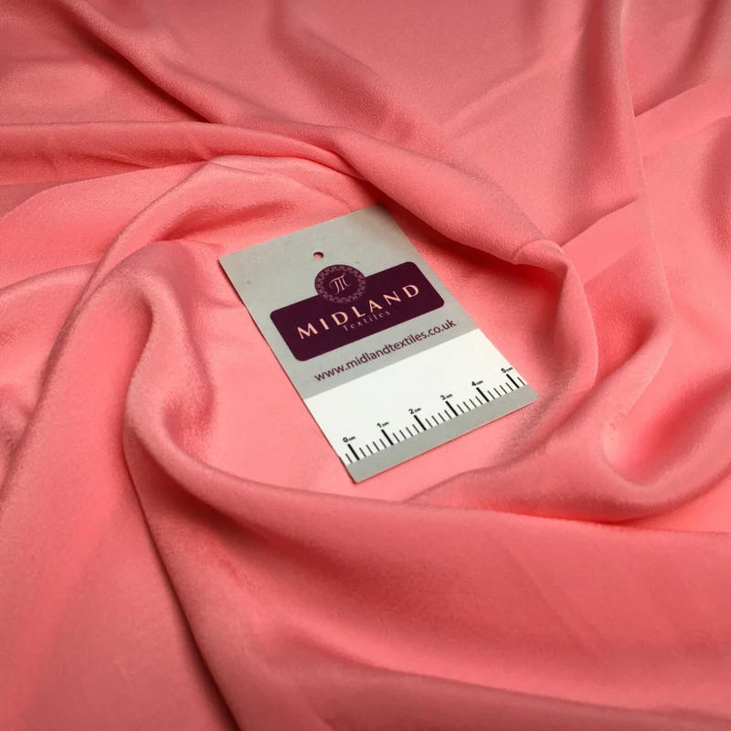 Silky Soft Crepe Plain Fabric - Smooth Drape Quality MR1520