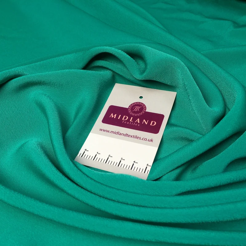 Silky Soft Crepe Plain Fabric - Smooth Drape Quality MR1520