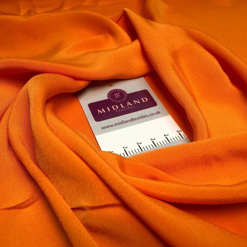 Silky Soft Crepe Plain Fabric - Smooth Drape Quality MR1520