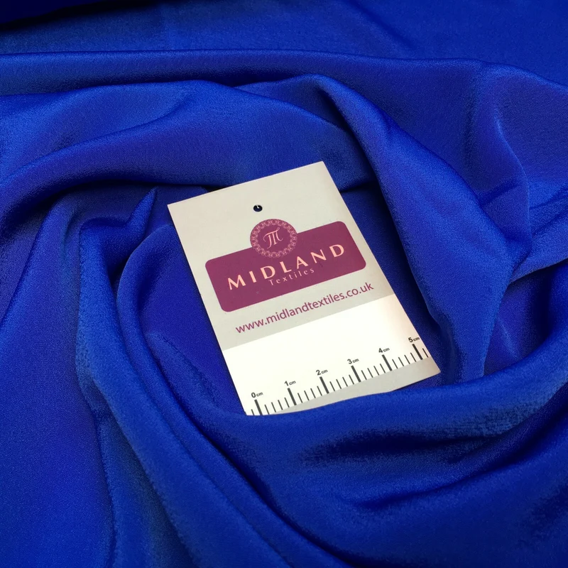 Silky Soft Crepe Plain Fabric - Smooth Drape Quality MR1520