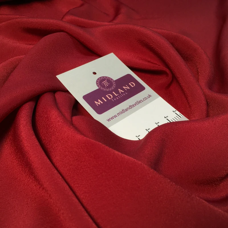 Silky Soft Crepe Plain Fabric - Smooth Drape Quality MR1520