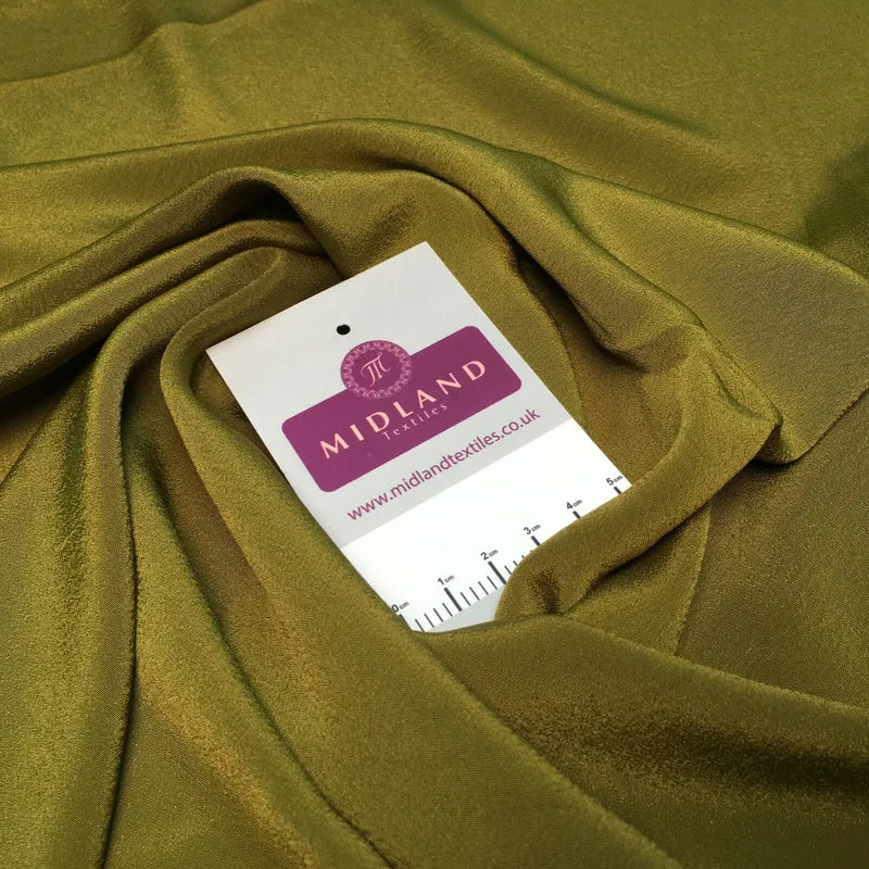 Silky Soft Crepe Plain Fabric - Smooth Drape Quality MR1520