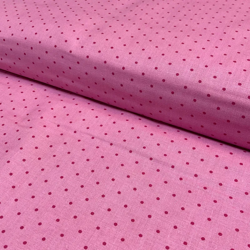 Swiss Pin Dot Spots 100% Cotton Poplin Fabric – 112cm Wide – Ditsy Polka Dot Design M2063