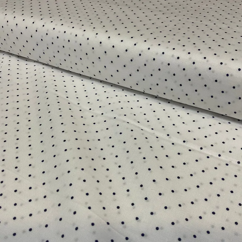 Swiss Pin Dot Spots 100% Cotton Poplin Fabric – 112cm Wide – Ditsy Polka Dot Design M2063