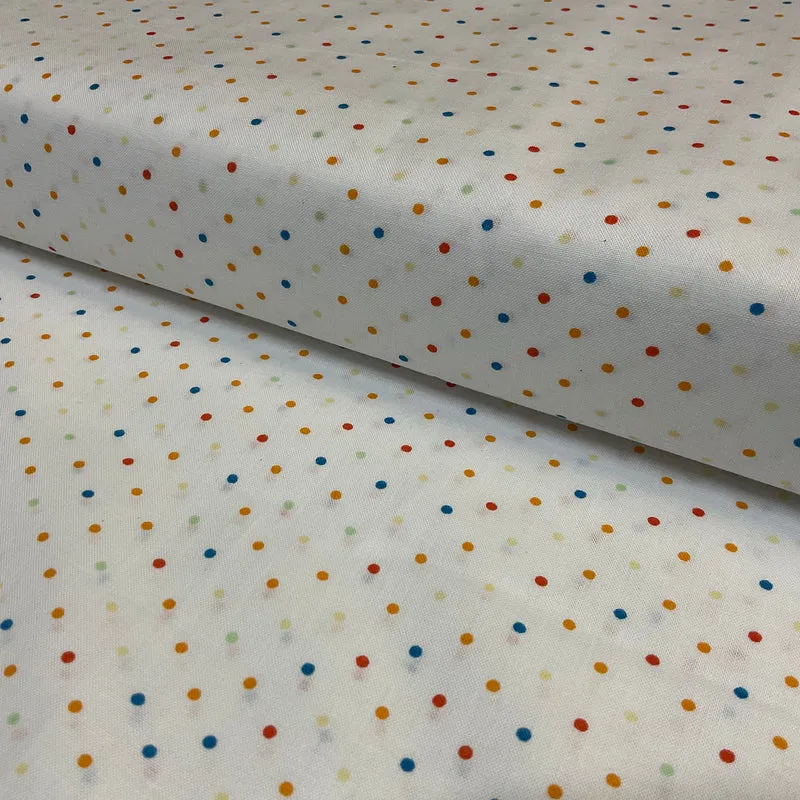 Swiss Pin Dot Spots 100% Cotton Poplin Fabric – 112cm Wide – Ditsy Polka Dot Design M2063