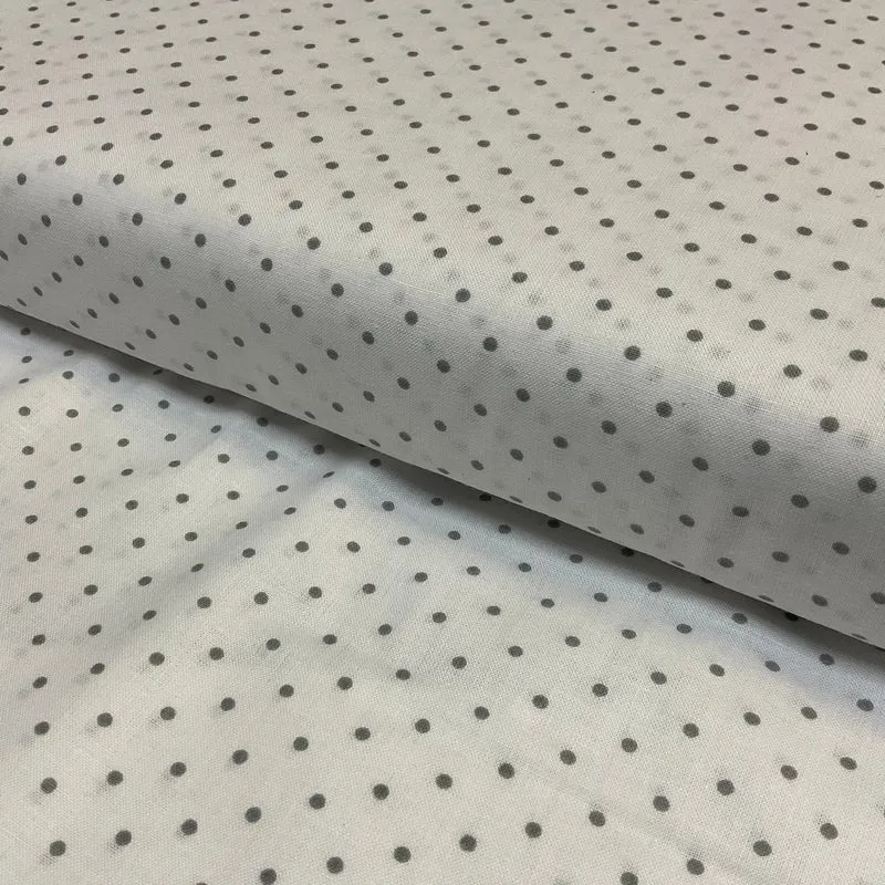 Swiss Pin Dot Spots 100% Cotton Poplin Fabric – 112cm Wide – Ditsy Polka Dot Design M2063