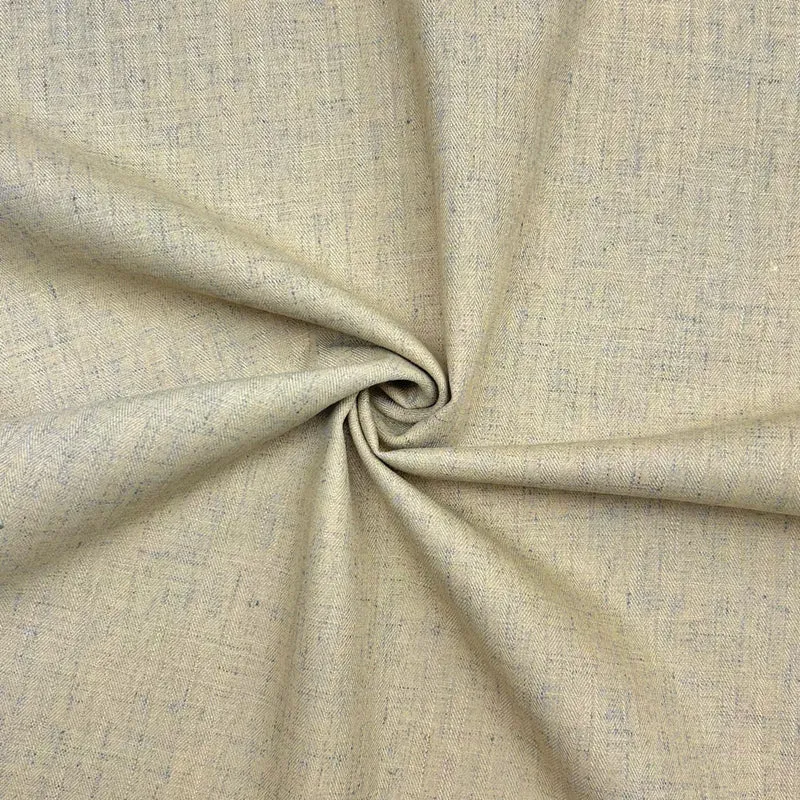 Bamboo Linen blend Tweed Fabric – Natural Soft Weave 145cm wide M2062