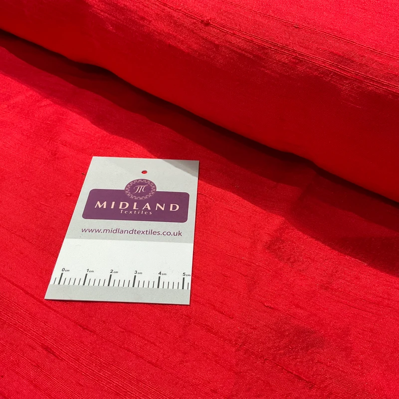 Pure 100% Silk Handloom Dupion Fabric – 44" Wide – Sold by Half Metre M2070