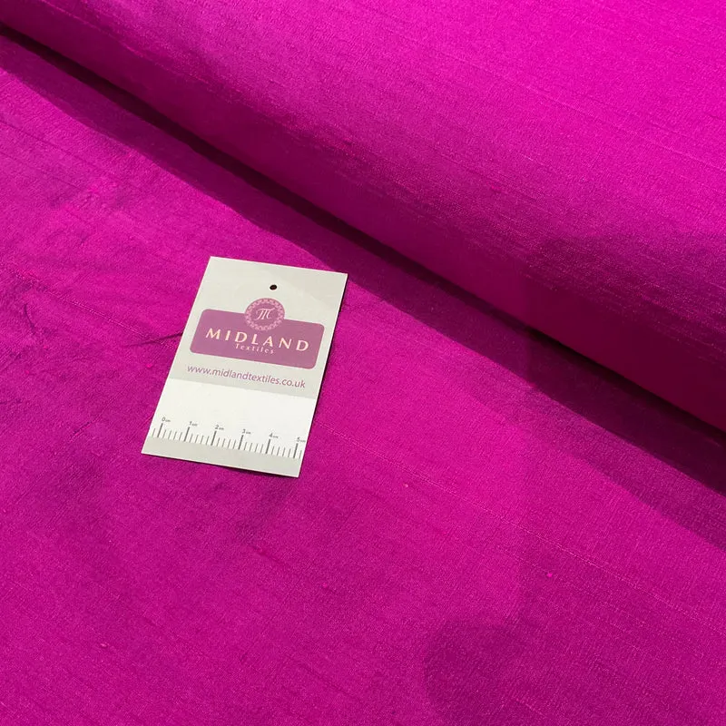 Pure 100% Silk Handloom Dupion Fabric – 44" Wide – Sold by Half Metre M2070