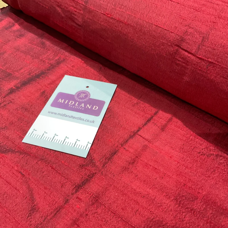 Pure 100% Silk Handloom Dupion Fabric – 44" Wide – Sold by Half Metre M2070