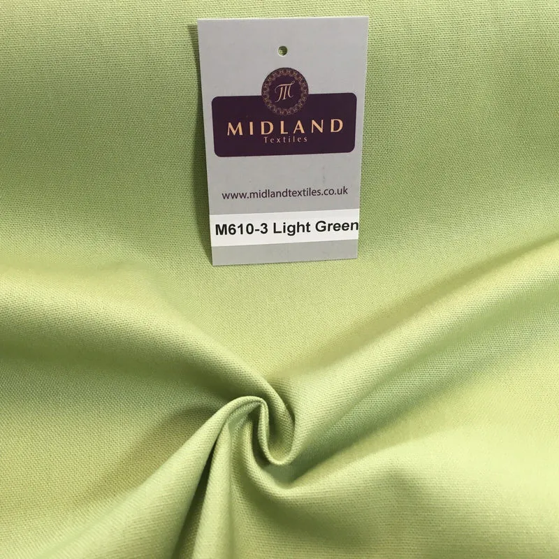 100% Cotton Plain Canvas Crafting Medium Weight Fabric 44" Wide M610 Mtex