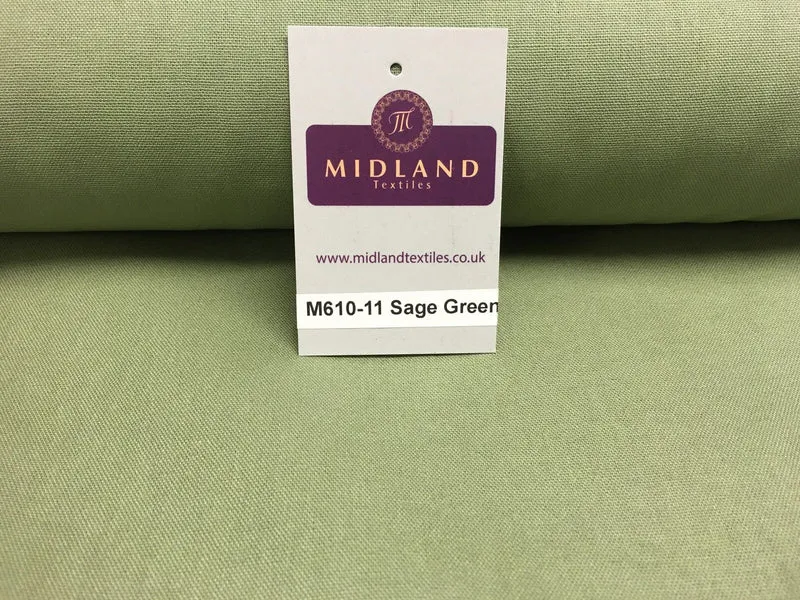 100% Cotton Plain Canvas Crafting Medium Weight Fabric 44" Wide M610 Mtex