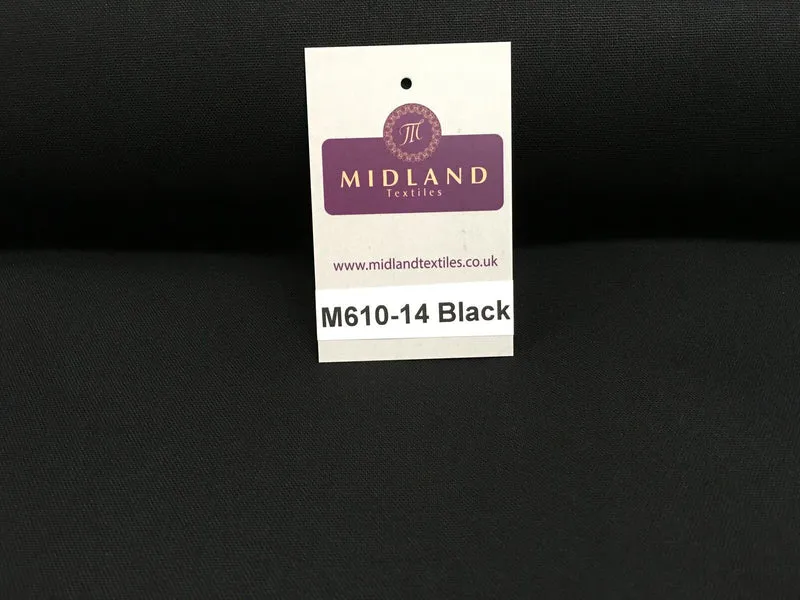 100% Cotton Plain Canvas Crafting Medium Weight Fabric 44" Wide M610 Mtex