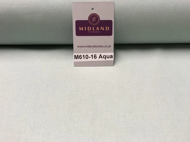 100% Cotton Plain Canvas Crafting Medium Weight Fabric 44" Wide M610 Mtex