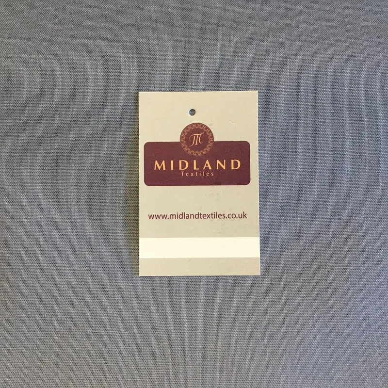 100% Cotton Plain Canvas Crafting Medium Weight Fabric 44" Wide M610 Mtex