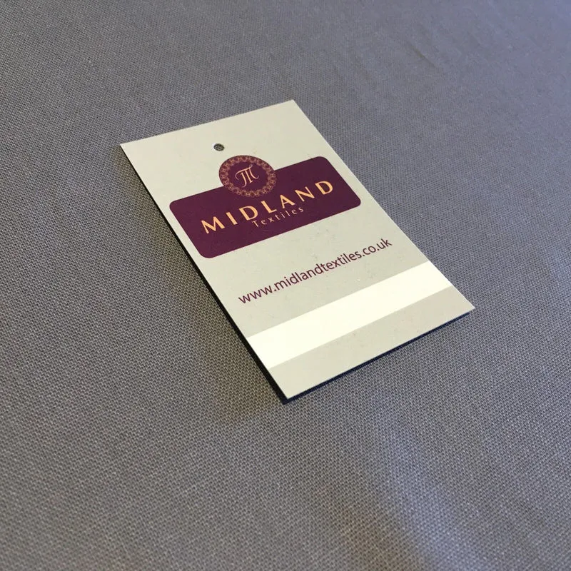 100% Cotton Plain Canvas Crafting Medium Weight Fabric 44" Wide M610 Mtex