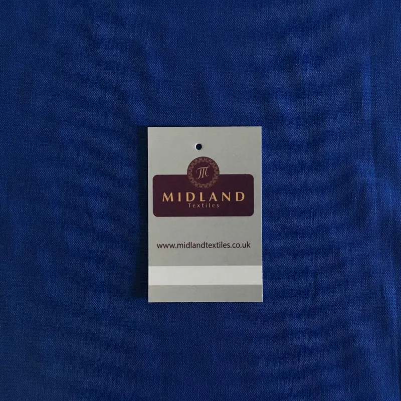 100% Cotton Plain Canvas Crafting Medium Weight Fabric 44" Wide M610 Mtex