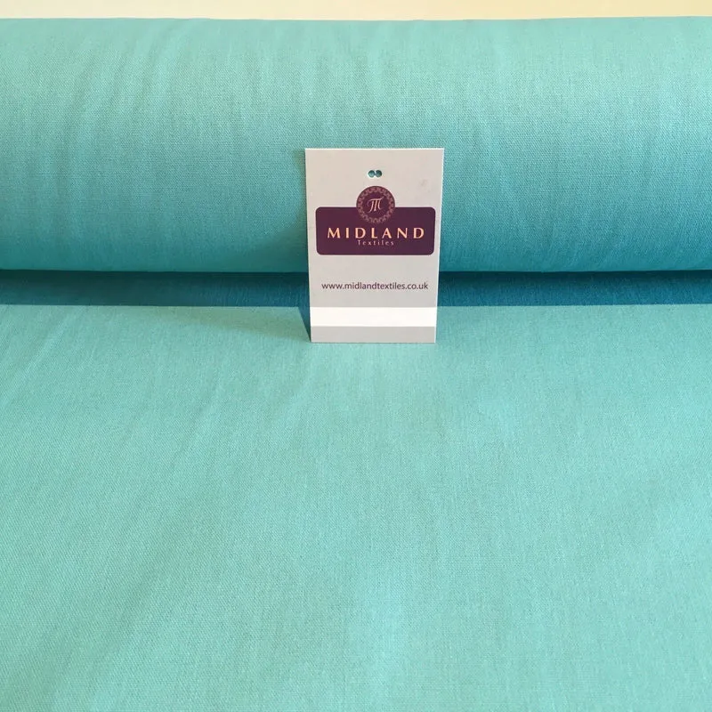 100% Cotton Plain Canvas Crafting Medium Weight Fabric 44" Wide M610 Mtex