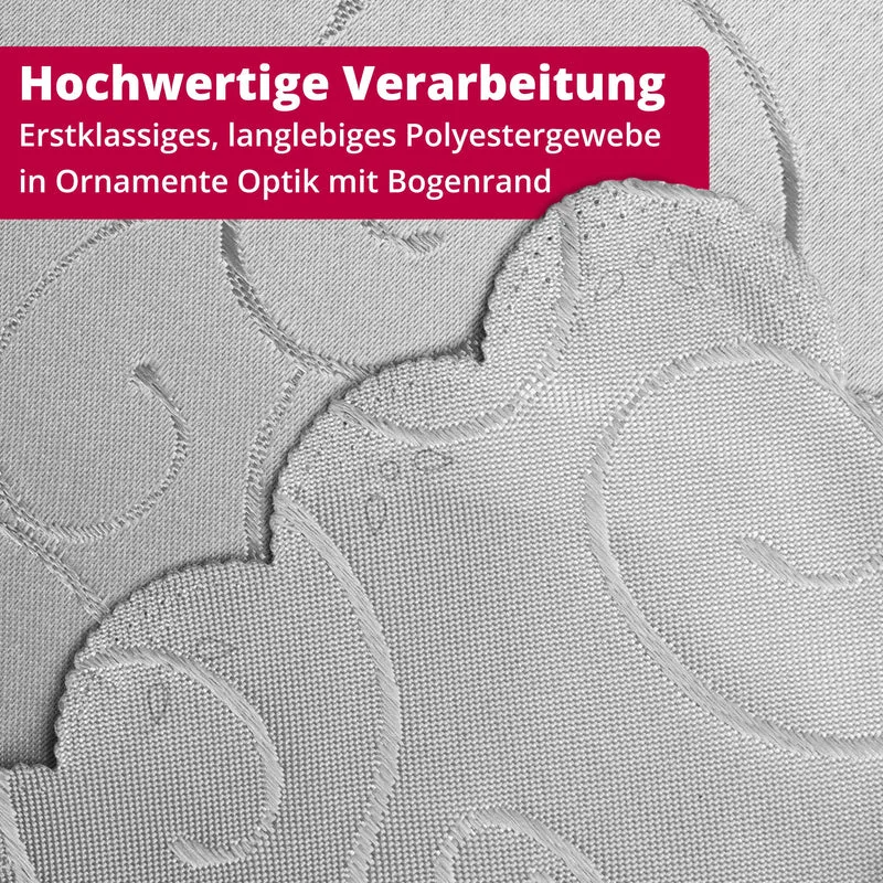 Kringel Ornamente Tischdecke Terrakotta oval