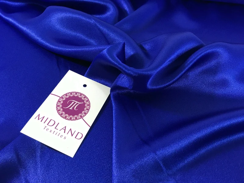 Crepe Back Liquid Satin Fabric - Silky Smooth 110cm Wide M87