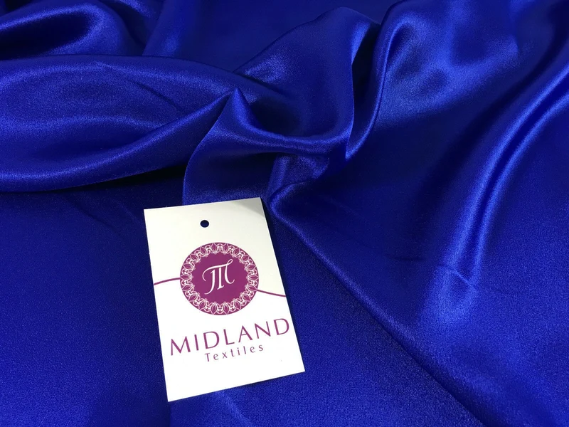 Crepe Back Liquid Satin Fabric - Silky Smooth 110cm Wide M87