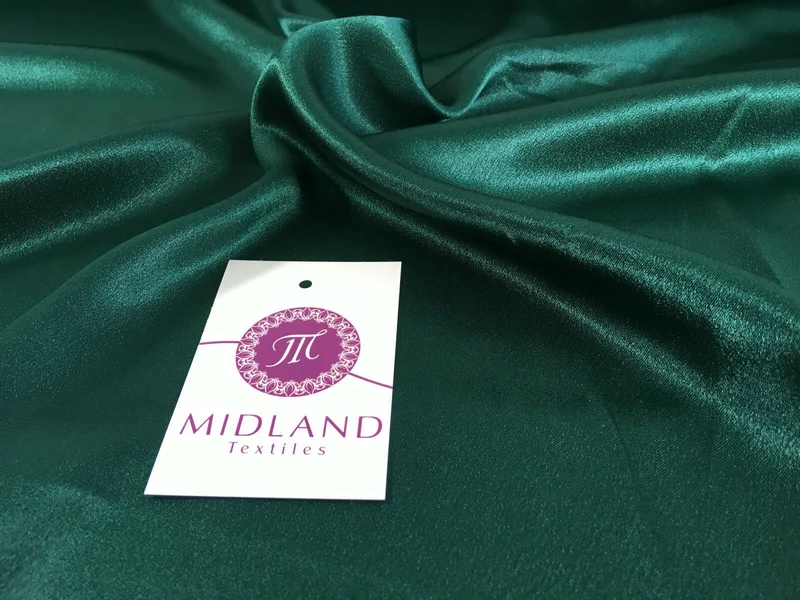 Crepe Back Liquid Satin Fabric - Silky Smooth 110cm Wide M87