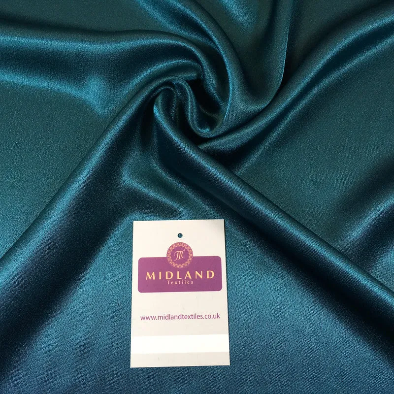 Crepe Back Liquid Satin Fabric - Silky Smooth 110cm Wide M87