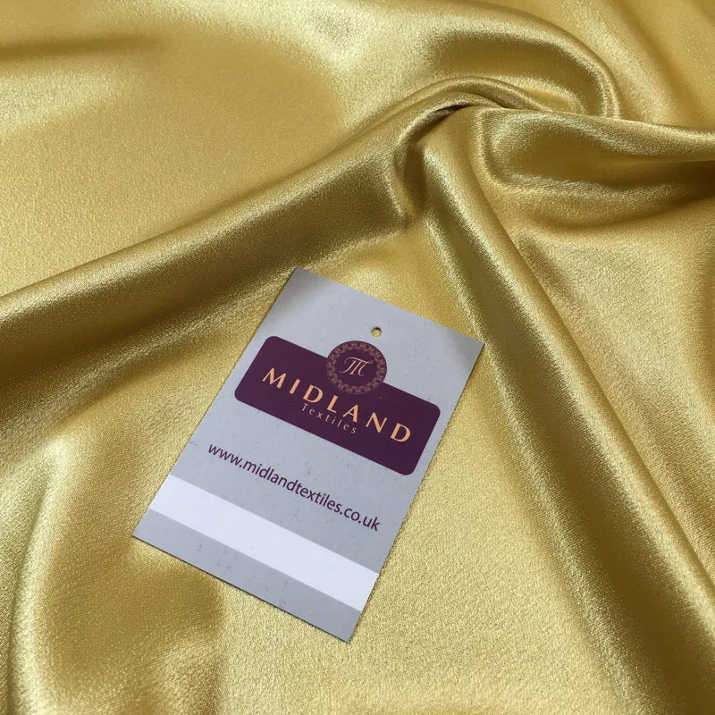 Crepe Back Liquid Satin Fabric - Silky Smooth 110cm Wide M87