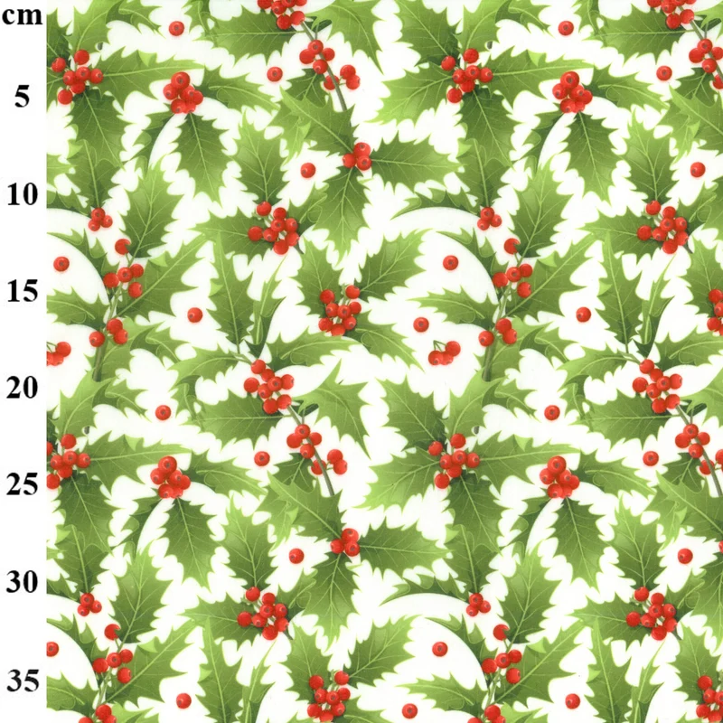 Christmas Polycotton Print Fabric – Festive Designs M2027