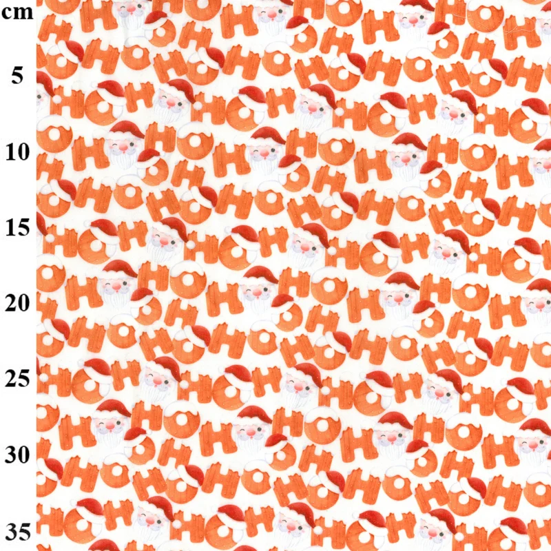 Christmas Polycotton Print Fabric – Festive Designs M2027