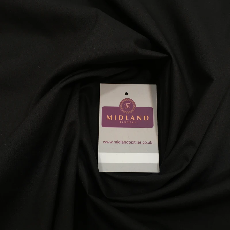 60" Wide Plain Polycotton Fabric - Premium Quality M2018