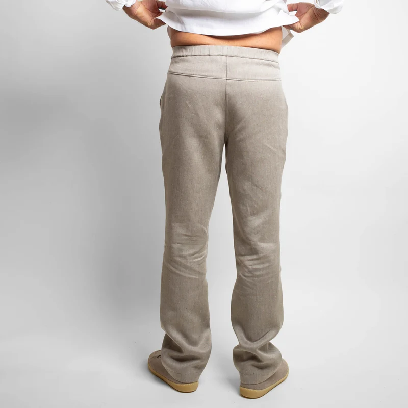 Herren-Leinenhose aus Bioleinen-Denim