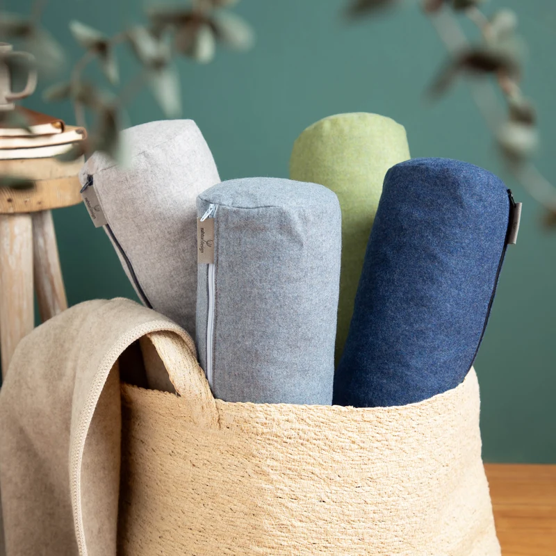 Bezug für Nackenrolle | Merino-Feinloden
