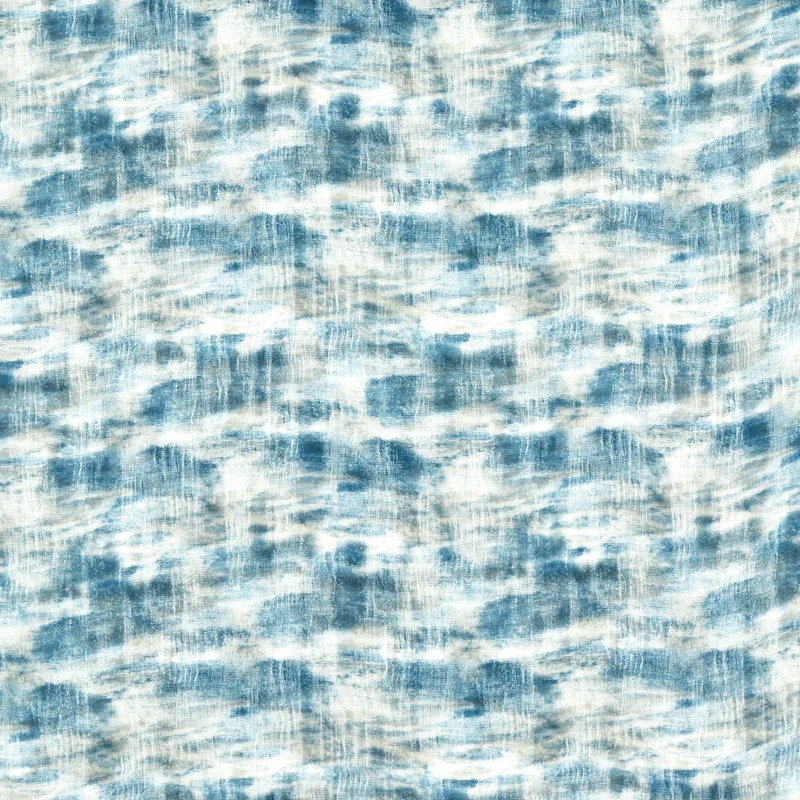 Gardinenstoff Abstract - denim 297 cm
