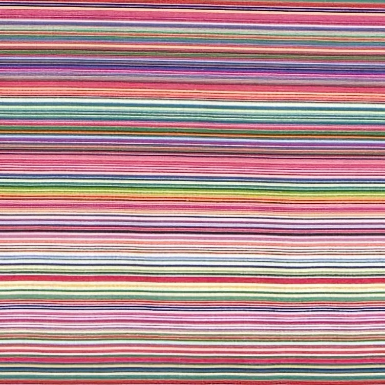 Jacquard Tischdecke aus beschichteter Baumwolle mit Fleckenschutz DP177 bunte Streifen eckig rund oval