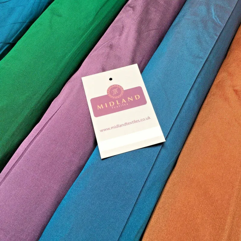 Plain Taffeta Faux Silk Evening Wear Fabric 58" Wide MK917