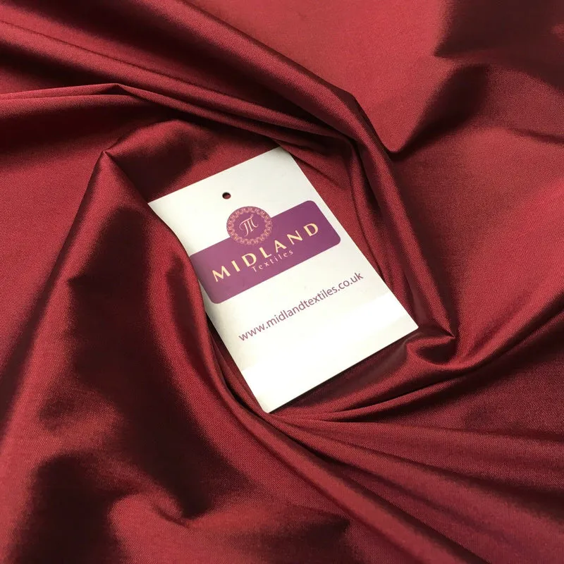 Plain Taffeta Faux Silk Evening Wear Fabric 58" Wide MK917