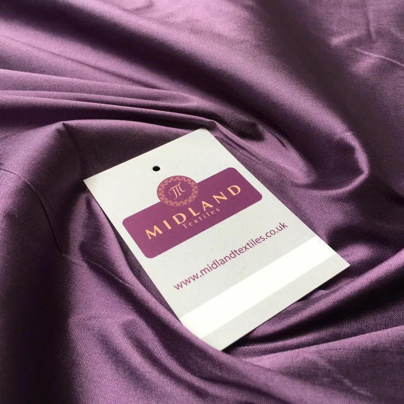 Plain Taffeta Faux Silk Evening Wear Fabric 58" Wide MK917