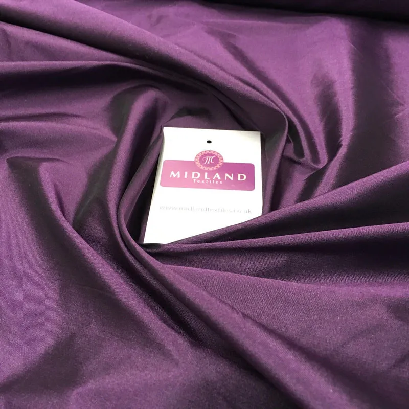 Plain Taffeta Faux Silk Evening Wear Fabric 58" Wide MK917