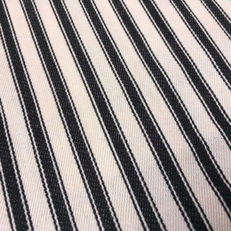 100% Cotton Canvas Ticking Stripe Fabric 54" Wide M1040