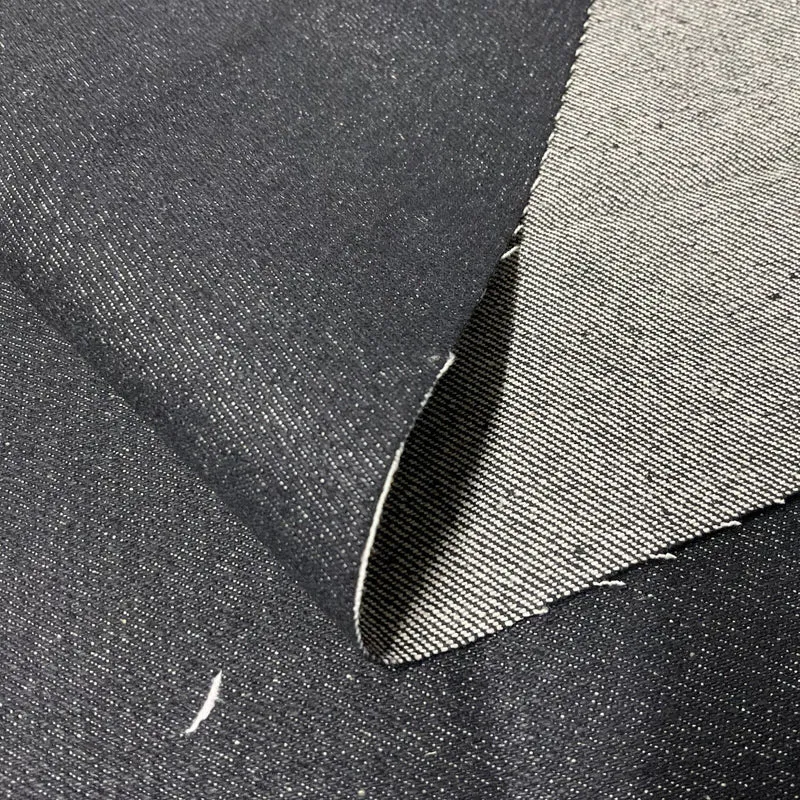 14oz Heavyweight Black Denim Fabric 100% Cotton 58" M613