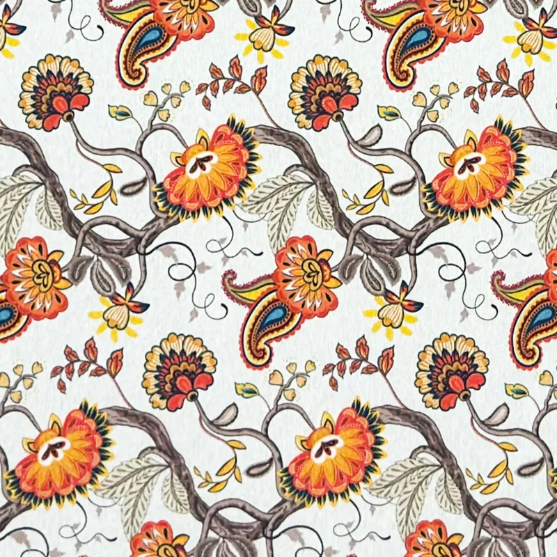 Jacquard Tischdecke aus beschichteter Baumwolle mit Fleckenschutz ARCHIE601 beige im Boho-Stil eckig rund oval